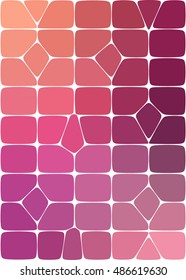 Stylish abstract ornament featuring segments in violet and pink shades. Perfect for decorative patterns, digital art, and creative graphic projects.