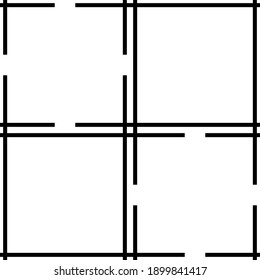 Stylish abstract pattern with black pattern design modern for concept design