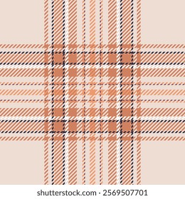 Stylish abstract plaid pattern in warm, earthy tones. Perfect for textile design, fall fashion, packaging, or website backgrounds.