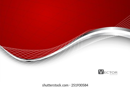 Stylish abstract red background. Vector. Clip-art