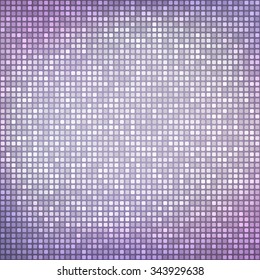 Stylish abstract shiny purple vector background with tiny squares