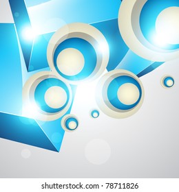 stylish abstract shiny vector template background