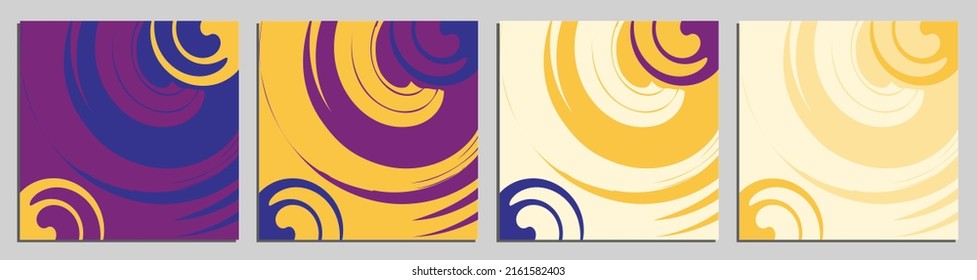 Stylish abstract square art template with geometric elements. Perfect for social media posts, mobile apps, banner designs and web ads. vector
