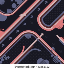 stylish abstract urban background, design, layout, pattern