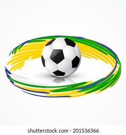 stylish abstract vector football game design art