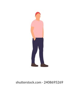 stylish adult pose in pink clothes people