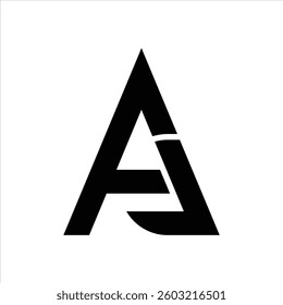 Stylish AL or LA Abstract Logo Modern Creative Design