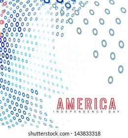 stylish american independence day design background