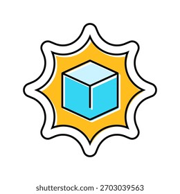 aparência elegante ícone de cor vetor. sinal de aparência elegante. ilustração de símbolo isolado