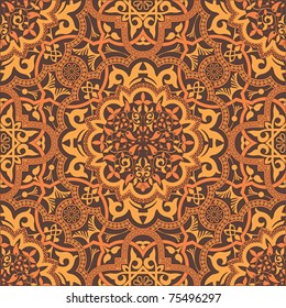 stylish arabic ornament, seamless vector illustration