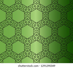 Stylish Arabic,Morrocan pattern. Seamless vector background.