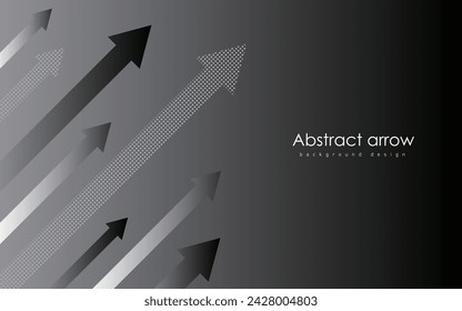 Stylish arrow background design illustration