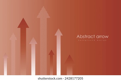Stylish arrow background design illustration