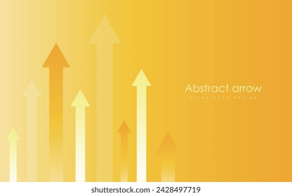 Stylish arrow background design illustration