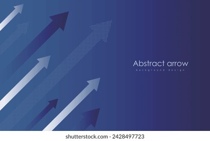 Stylish arrow background design illustration