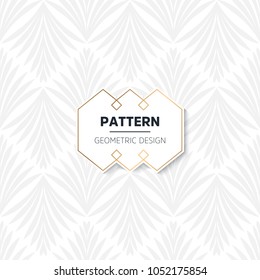 Stylish art deco style scales ornament