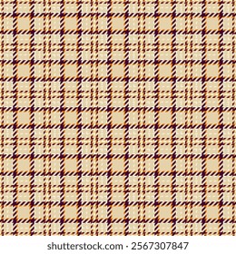 Stylish autumnal houndstooth check pattern.  Perfect for textile design, fashion, website backgrounds, or seasonal branding.  Earthy tones and geometric design offer a sophisticated aesthetic.