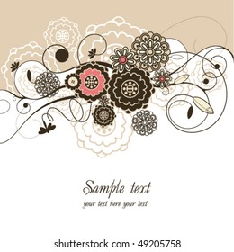 stylish background with free place four text