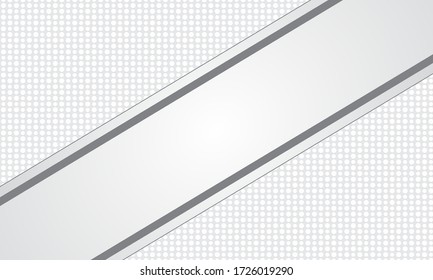 Stylish background pattern of geometric shapes. A template with a paper texture evenly filled with small dots with a white insert. Vector graphics on a white background.