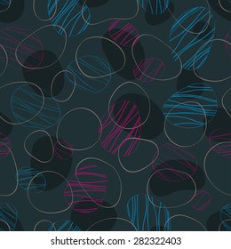 Stylish background. Seamless pattern. Vector.