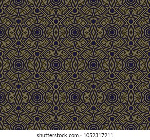 Stylish background. Seamless vector illustration. Geometric ornament. For design
