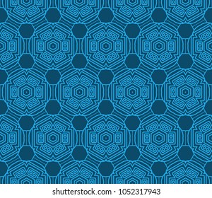 Stylish background. Seamless vector illustration. Geometric ornament. For design