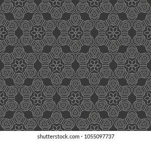 Stylish background. Seamless vector illustration. Geometric ornament. For design
