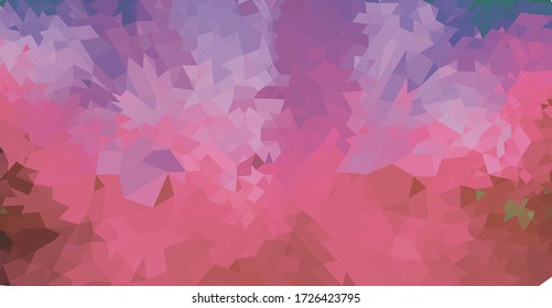 Stylish background in soft colors and sharp shapes.