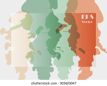 Stylish background texture for presentation or cover with a space for text. Grungy decorative texture. with colorful silhouettes of flowing ink.