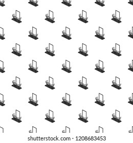 Stylish balcony pattern vector seamless repeating for any web design