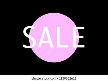 Stylish banner. Discount offer price label, symbol for advertising campaign in retail, sale promo marketing Vector illustration 