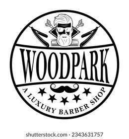 Ein stylisches Friseurlogo