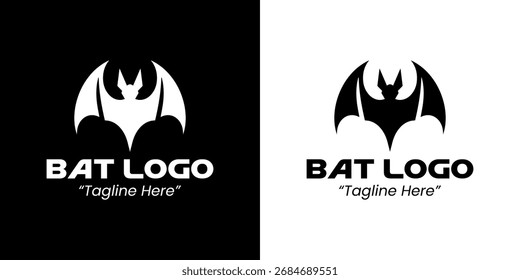 Stylish Bat Logo Concepts for Digital Branding and Advertising