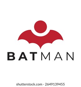 Stylish Batman Logo Redesign A Modern Minimalist Iconography Interpretation Bold Typography and Clean Lines