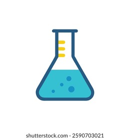 Stylish Beaker Icon for Scientific Use