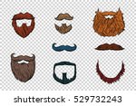 stylish beard and moustache set collection