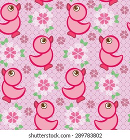 Stylish beautiful baby seamless pattern with toys. Children's decoration texture. Template for design fabric, backgrounds, wrapping paper, package, covers, cards, invitations, backgrounds. Vector