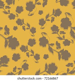 Stylish beautiful bright floral seamless pattern. Abstract Elegance vector illustration textu