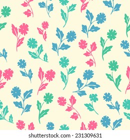 stylish beautiful  flower set simless patter concept. Vector template for web and mobile design