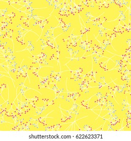 Stylish beautiful flowers seamless pattern. Seamless pattern with flowers. Wallpaper design. Background in neutral and colors for gift wrapping. 