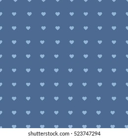 Stylish beautiful seamless pattern with hearts. Children's decoration texture. Template for design fabric, backgrounds, wrapping paper, package, covers, cards, invitations, backgrounds. 