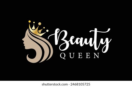 Stylish beauty cosmetics logo design, perfect for makeup brands, beauty products, and cosmetic businesses, representing elegance and quality.