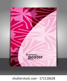 Stylish beauty fashion presentation of business poster