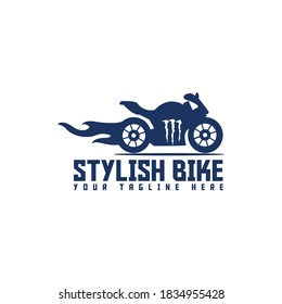 Stylish Bike Logo Design-Bike Vector Logo Design