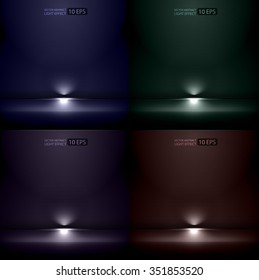 Stylish black background with light effects