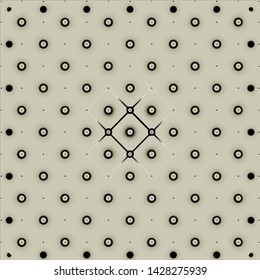 Stylish black and grey Seamless Geometrical radial halftone Texture  with circle and square pattern. Backdrop, Vector Illustration Design Wallpaper Fashion Print bathroom tiles glass painting - vector