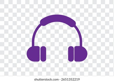 Stylish black headphones with audio wave graphic.