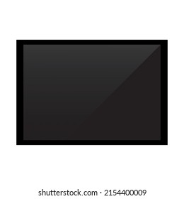 Stylish black square. Geometric texture. Vector illustration. stock image. 