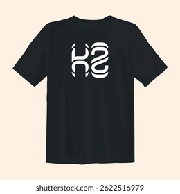 Stylish black t-shirt design featuring bold graphics, perfect for casual wear, street style, and comfort.