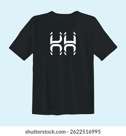 Stylish black t-shirt design featuring bold graphics, perfect for casual wear, street style, and comfort.
